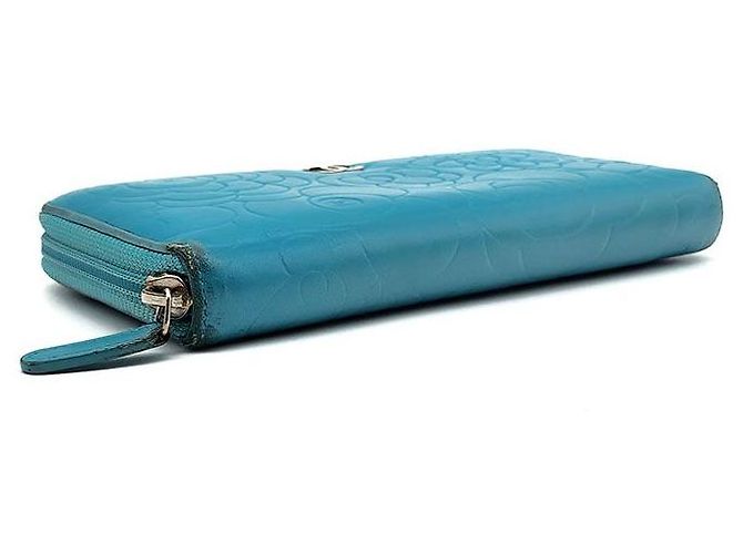 Chanel Camellia Long Wallet Blau - Ansicht 5