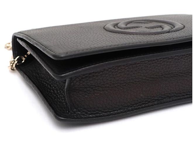 Clutch e borsa a tracolla con catena Gucci Nero - vista 14