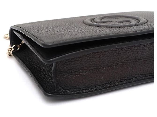 Clutch e borsa a tracolla con catena Gucci Nero - vista 5