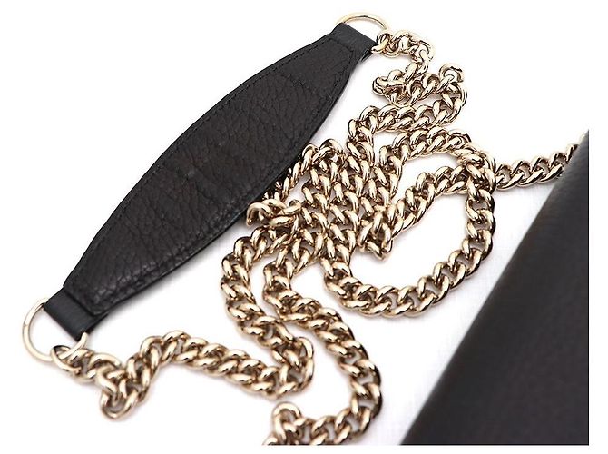 Clutch e borsa a tracolla con catena Gucci Nero - vista 9