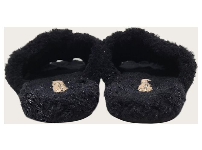 Dior Mule in shearling nere Nero - vista 7