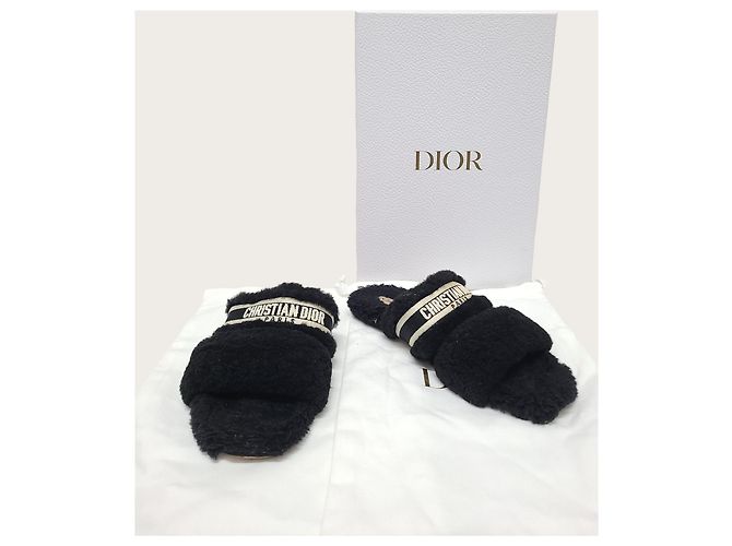Dior Mule in shearling nere Nero - vista 8