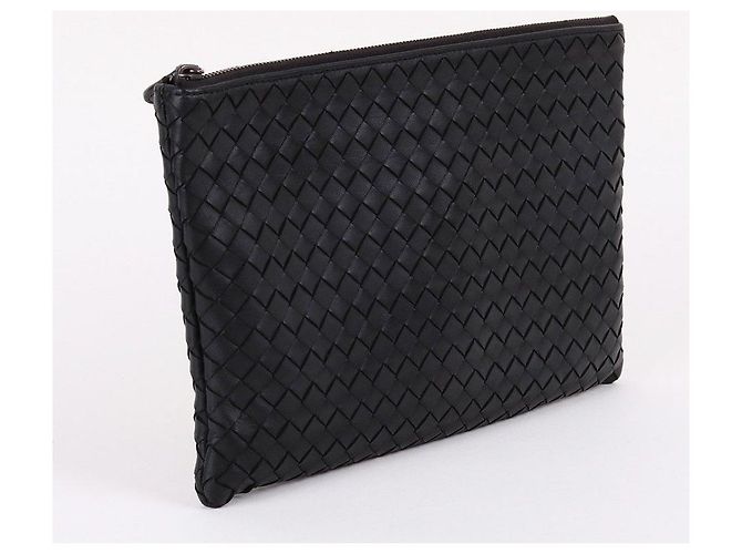 Bottega Veneta Clutch Small Intrecciato Black Nero - vista 2