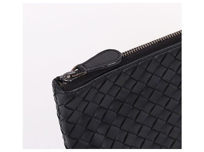 Bottega Veneta Clutch Small Intrecciato Black Nero - vista 3