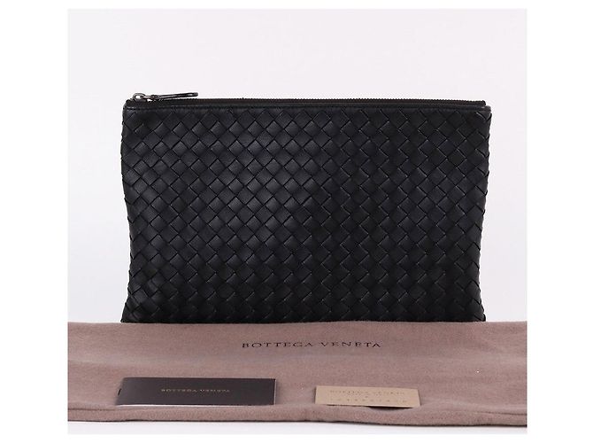 Bottega Veneta Clutch Small Intrecciato Black Nero - vista 9