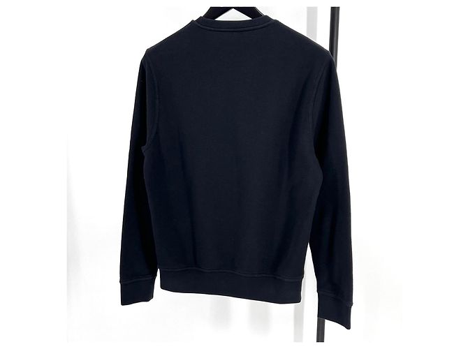 Hermès Dragon Leather Patch Logo Sweatshirt Black - view 2