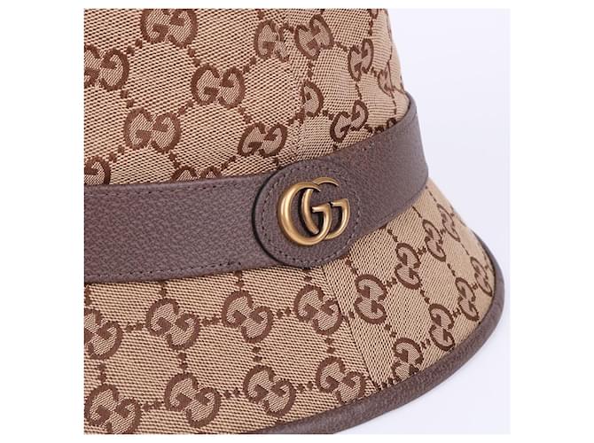 Gucci Double Brown Bucket Hat Größe Braun - Ansicht 2