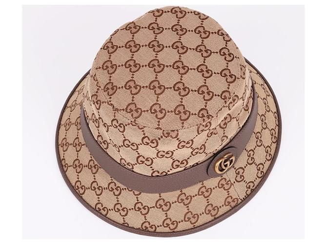 Gucci Double Brown Bucket Hat Größe Braun - Ansicht 5