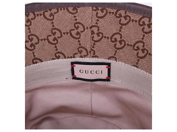 Gucci Double Brown Bucket Hat Größe Braun - Ansicht 7