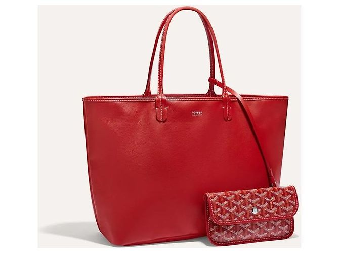 Goyard Sac Anjou PM Rouge - vue 3