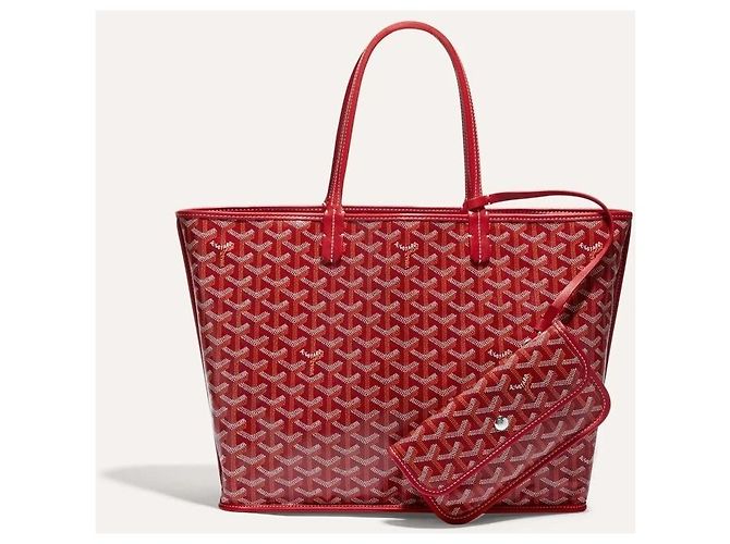 Goyard Sac Anjou PM Rouge - vue 4