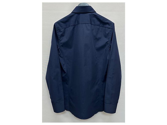 Gucci Camisa de popelina de algodón con doble bordado Negro - vista 5