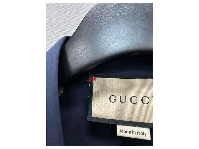 Gucci Camisa de popelina de algodón con doble bordado Negro - vista 9