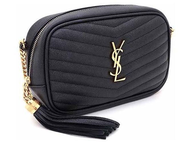Saint Laurent Borsa a Spalla e Borsa a Tracolla Lou Mini Matelassé Nero - vista 2