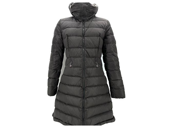Chaqueta de plumón larga Flamme para mujer Moncler Castaño - vista 3