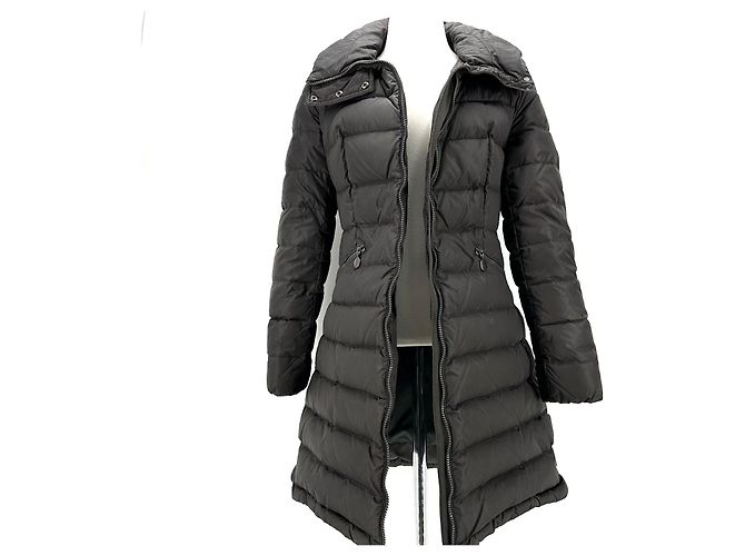 Chaqueta de plumón larga Flamme para mujer Moncler Castaño - vista 4