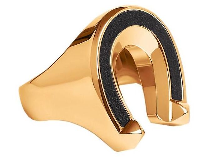 Ring Hermès Anel Jockette Large Model Laranja - vista 4