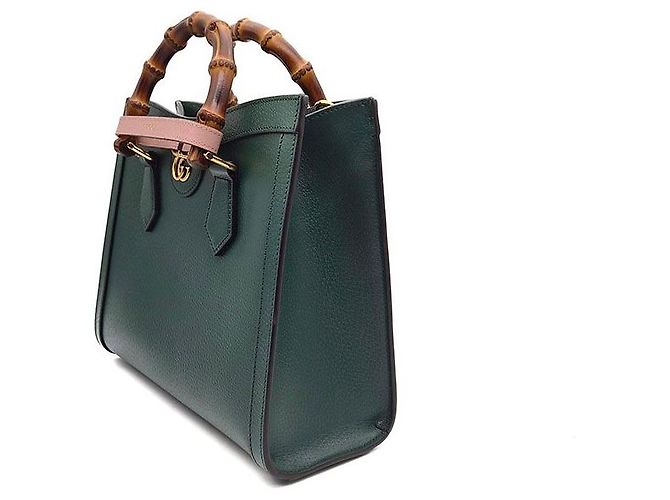 Gucci Borsa Tote e Borsa a Spalla Diana Medium Verde - vista 2