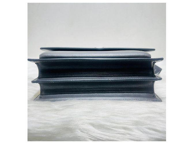 Saint Laurent Borsa a tracolla e crossbody Sunset Medium Silver Chain Marrone - vista 5
