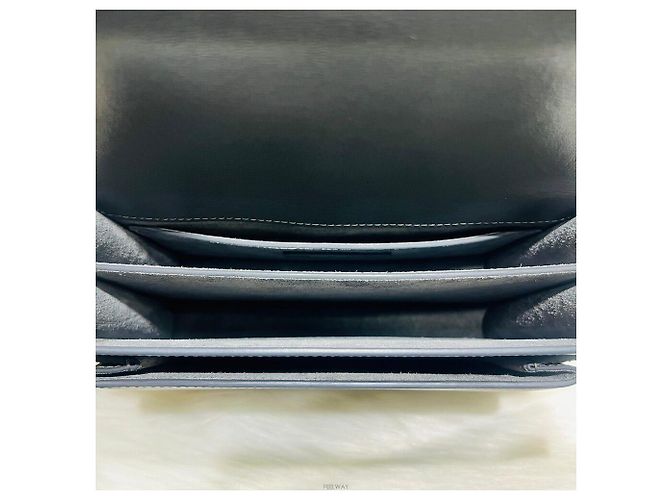 Saint Laurent Borsa a tracolla e crossbody Sunset Medium Silver Chain Marrone - vista 6