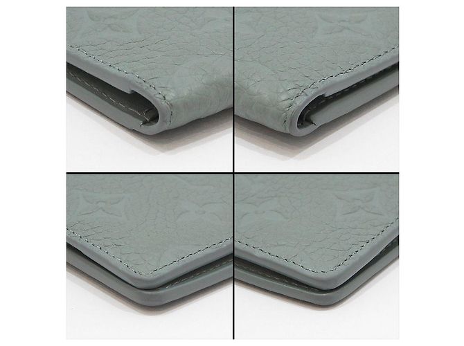 Louis Vuitton Taurillon Monogram Pocket Organizer Card Holder Green - view 8