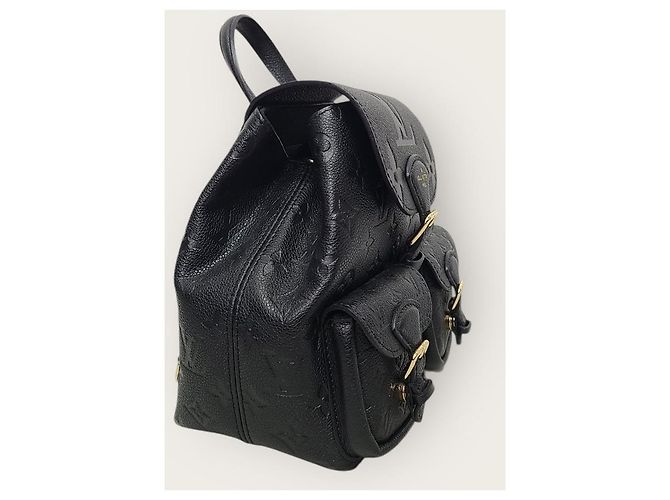 Louis Vuitton Zaino Backup in Monogram Empreinte nero - vista 3