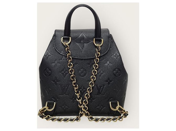 Louis Vuitton Zaino Backup in Monogram Empreinte nero - vista 5