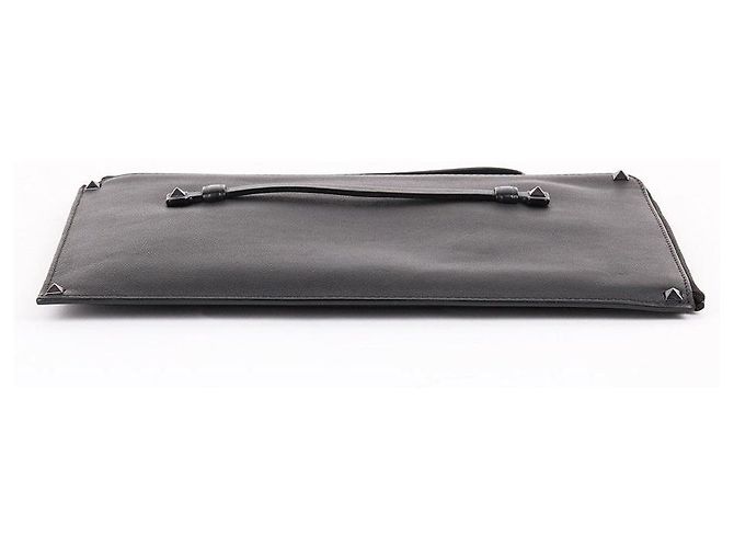Valentino Clutch Rockstud con tracolla nera Nero - vista 5