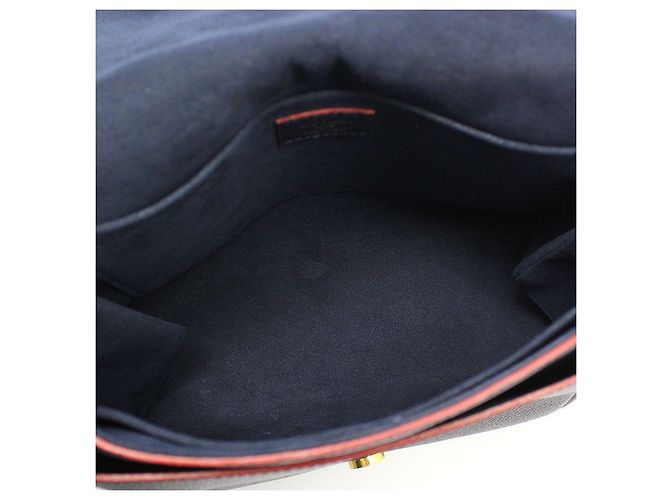 Louis Vuitton Borsa a tracolla Monogram Empreinte Marine Rouge Marignan Blu - vista 9