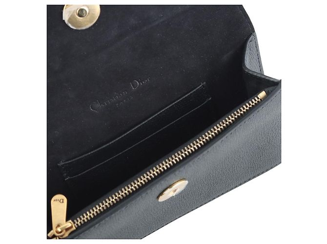 Dior Borsa a tracolla saddle in pelle nera Nero - vista 7