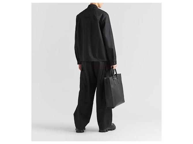 Prada Re-Nylon Hemd Schwarz - Ansicht 11