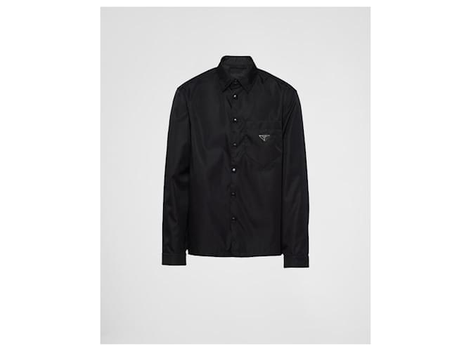 Prada Re-Nylon Hemd Schwarz - Ansicht 7