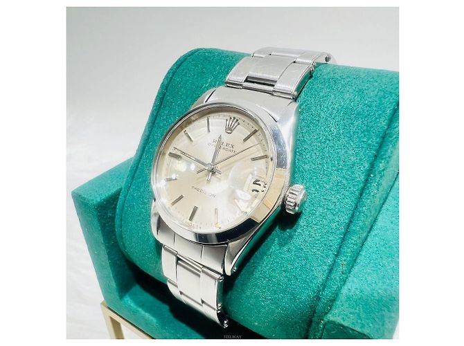 Orologio Rolex Oyster Perpetual Date Precision Unisex Argento - vista 3