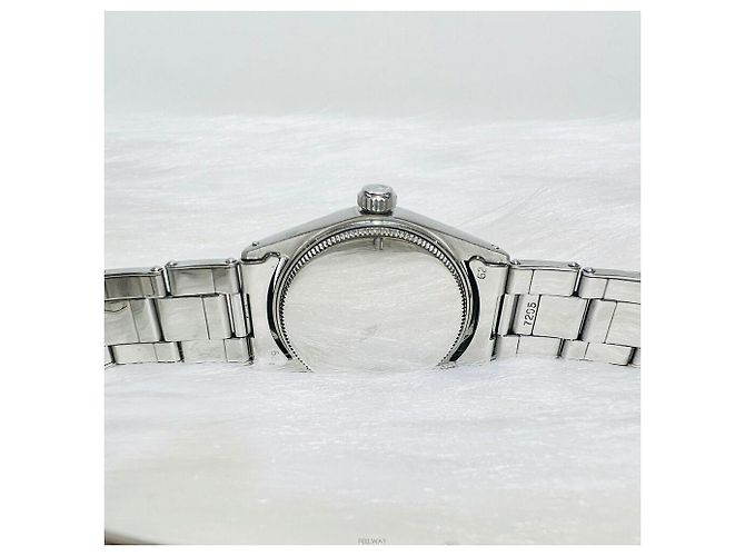 Orologio Rolex Oyster Perpetual Date Precision Unisex Argento - vista 5