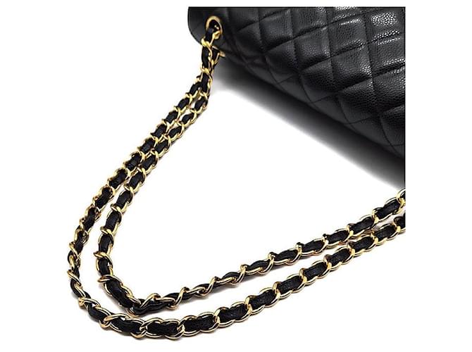 Chanel Caviar Classic Maxi Nero - vista 5