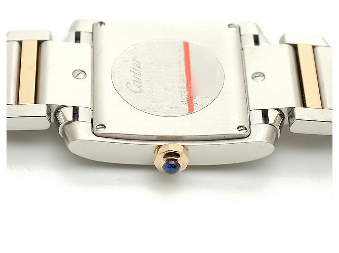 Reloj Cartier Tank Française Medium Combi Unisex Dorado - vista 14