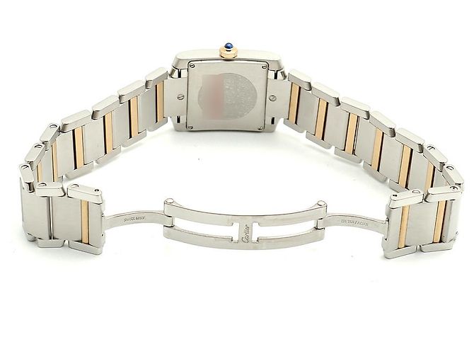Reloj Cartier Tank Française Medium Combi Unisex Dorado - vista 17