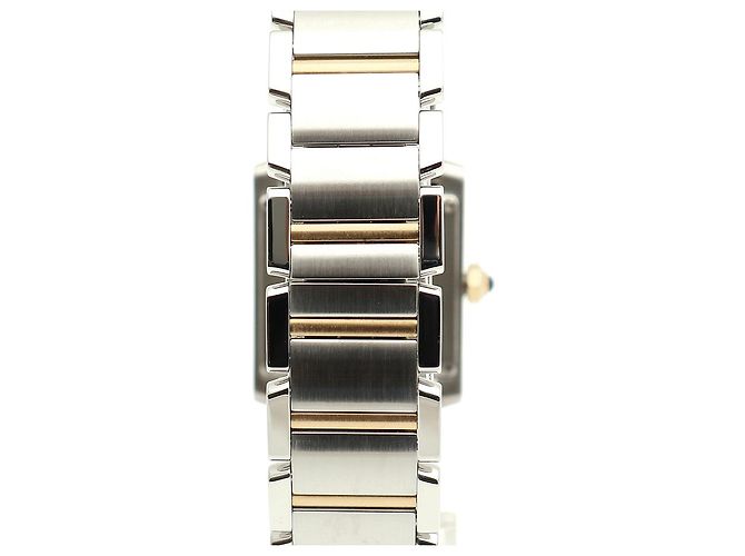 Reloj Cartier Tank Française Medium Combi Unisex Dorado - vista 8