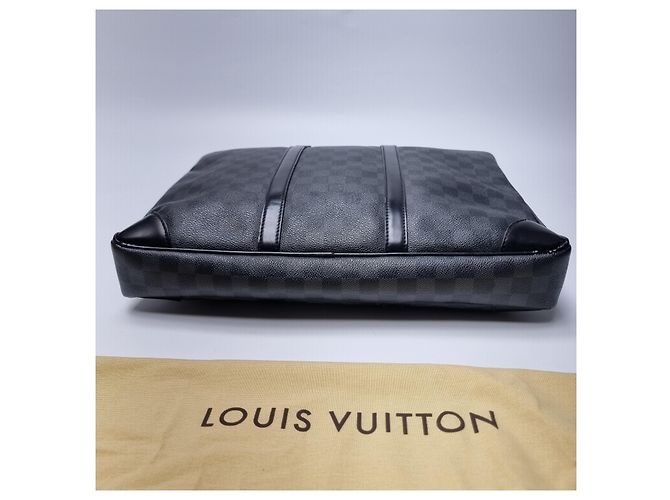 Louis Vuitton Porte-documents Damier Graphite Marron - vue 12