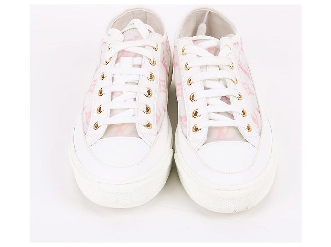 Louis Vuitton Stella Sneaker aus technischem Gewebe Weiß - Ansicht 3
