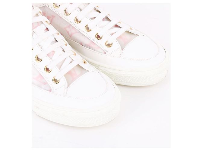 Louis Vuitton Stella Sneaker aus technischem Gewebe Weiß - Ansicht 5