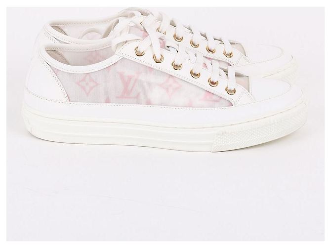 Louis Vuitton Stella Sneaker aus technischem Gewebe Weiß - Ansicht 6
