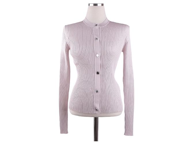 Hermès Cárdigan con botones para mujer Rosa - vista 10