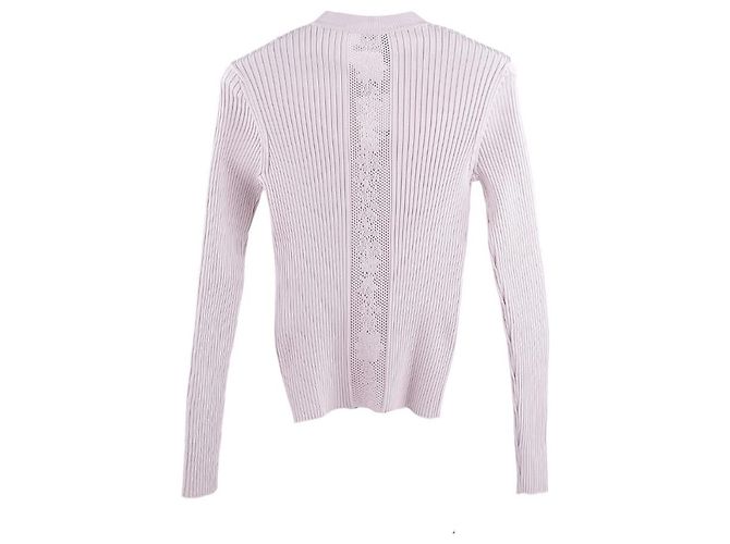 Hermès Cárdigan con botones para mujer Rosa - vista 4