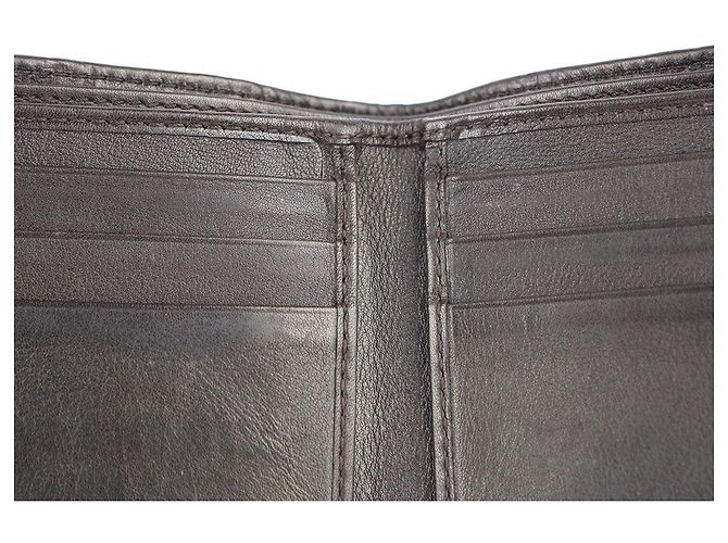 Gucci Dark Brown Sima Leather Bifold Wallet - view 16