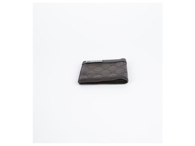 Gucci Dark Brown Sima Leather Bifold Wallet - view 3