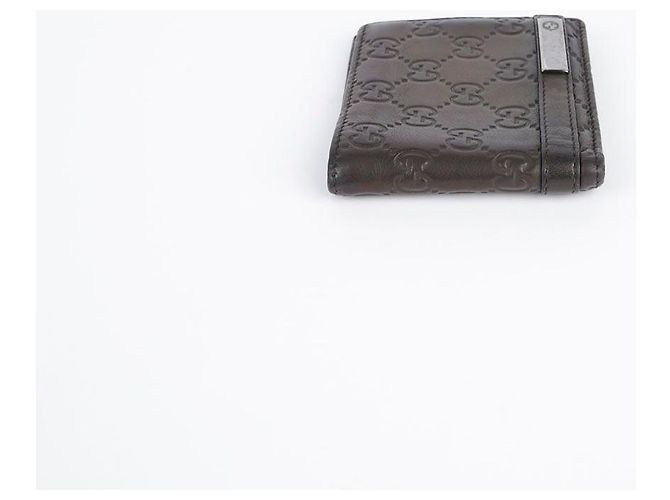 Gucci Dark Brown Sima Leather Bifold Wallet - view 4