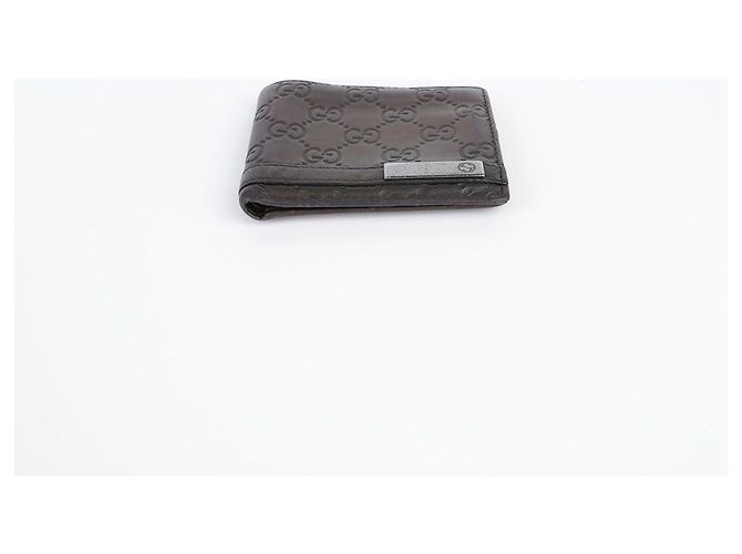 Gucci Dark Brown Sima Leather Bifold Wallet - view 5