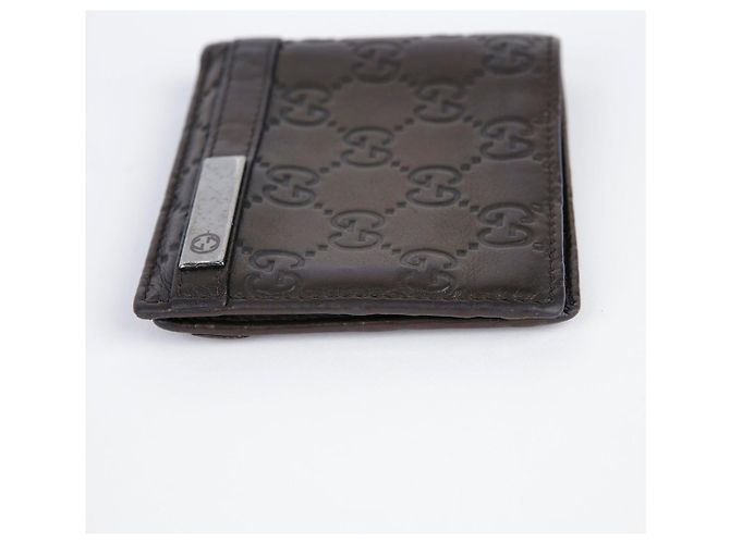 Gucci Dark Brown Sima Leather Bifold Wallet - view 7