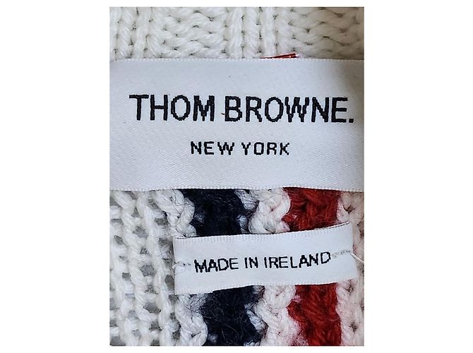 Thom Browne Aran Strick Rollkragenpullover für Damen Mehrfarben - Ansicht 6